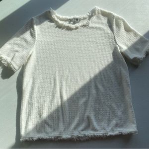 White short sleeve blouse